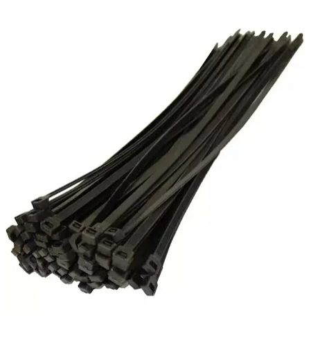 004) 300MM X 4.8MM Black Cable ties ( PACK OF 100 )