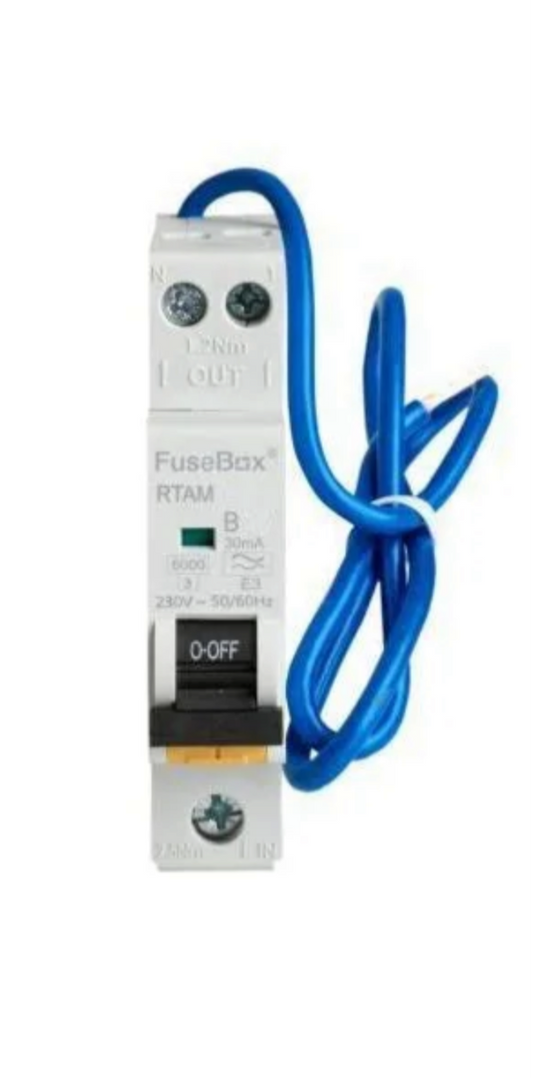 12A) 20amp FUSEBOX RCBO (Compact)