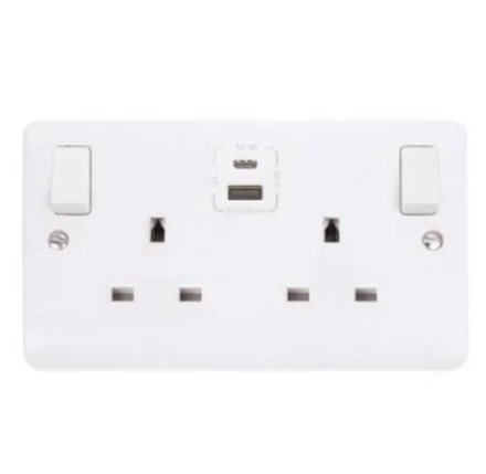 Click - 2G USB & C Type Socket