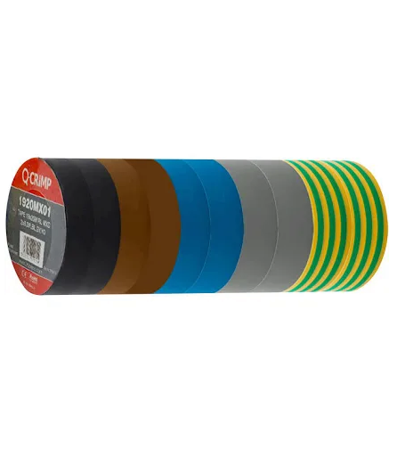 007) 10x Electrical PVC Insulating Tape 19mm x 20M