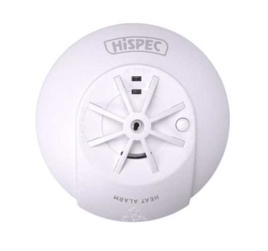 HISPEC HSSA/CO/FF10 FAST FIX INTERCONNECTABLE MAINS CARBON MONOXIDE DETECTOR 10 YEAR BATTERY