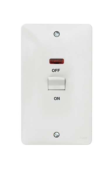 HAGER 50a Double pole Isolator
