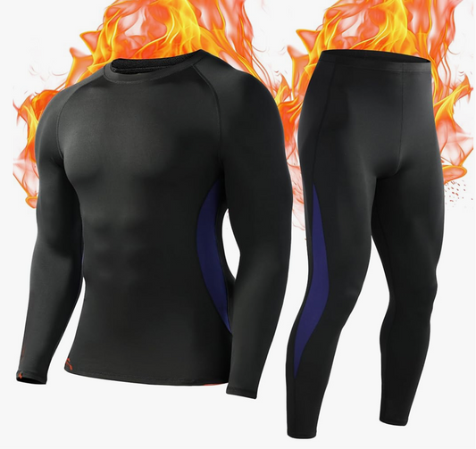 Thermal Base Layer - Fleece Lined Breathable & Lightweight (Medium 34-36)