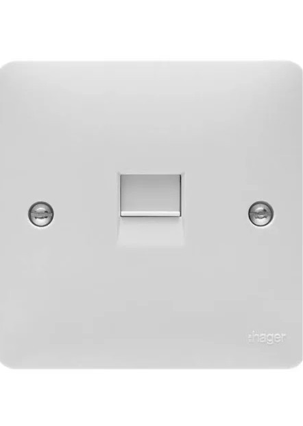 HAGER Data Plate 1G