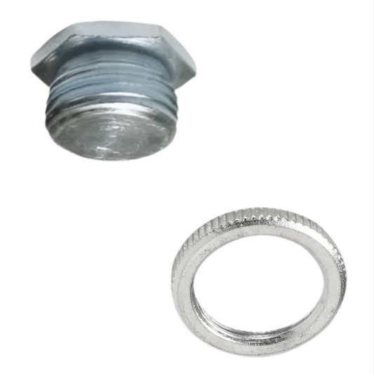 004) 25mm Metal Blank & Lock Ring