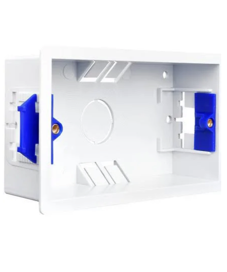 006) 35mm 2Gang Plasterboard box (sockets)