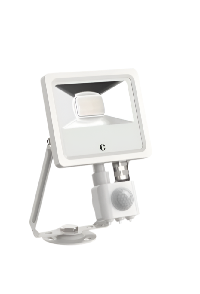 98) 10W Collingwood Led Flood Light with PIR (Tri Colour)