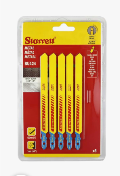 004) Starrett Metal Jigsaw Blades