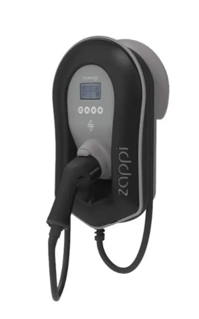 MyEnergi Zappi Eco-Smart EV Charger 7kW Type 2 Tethered Black - ZAPPI-2H07TB