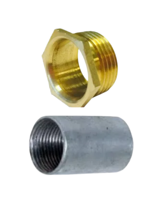 8) METAL CLAD LINKS - 20mm Bush x2 & 20mm Coupler x1