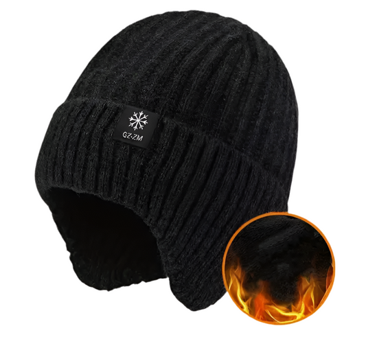 00) Double Insulated Ear Covering Winter Hat