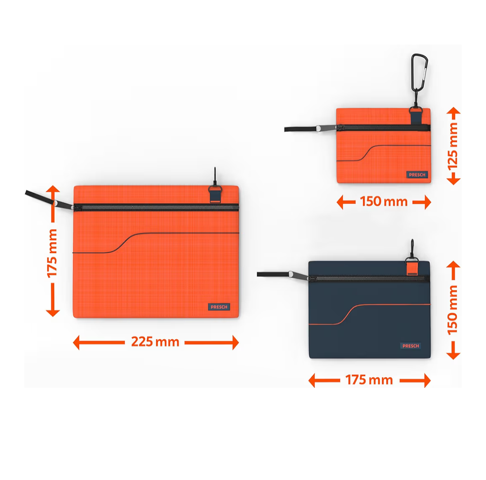0) PRESCH Tool pouches - set of 3 with zips