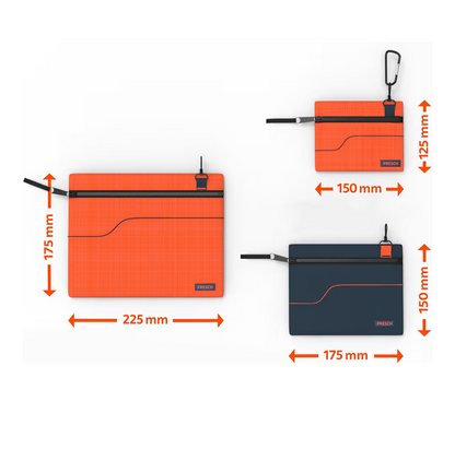0) PRESCH Tool pouches - set of 3 with zips